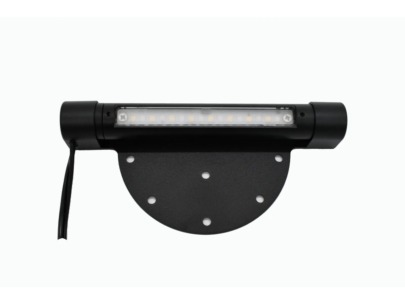 Lumien Aluminum Black 6in Modular Hardscape Wall Light