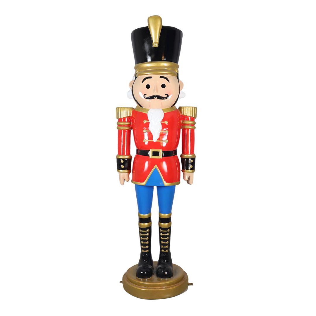 Freestanding Elegant Nutcracker Resin Display