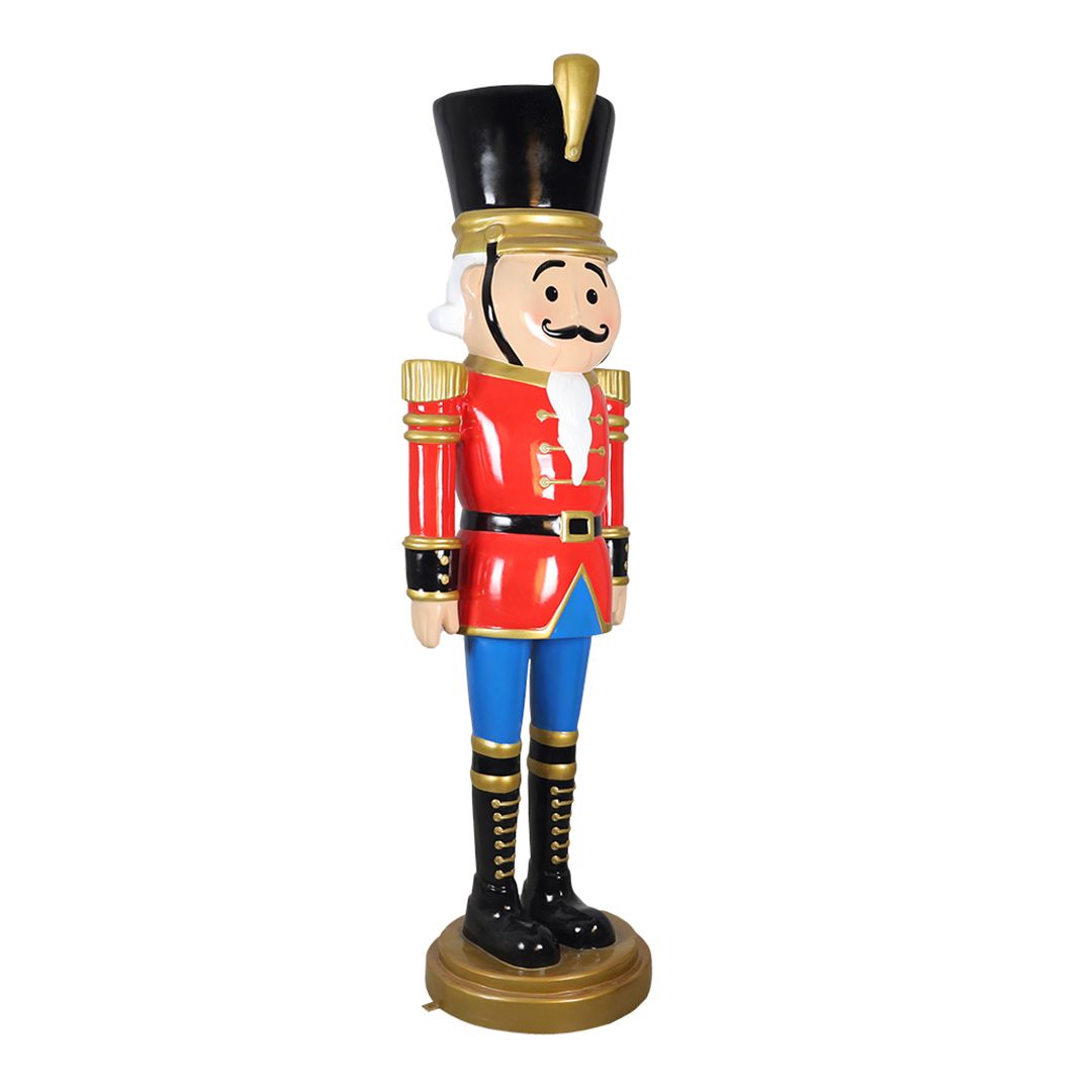 Freestanding Elegant Nutcracker Resin Display