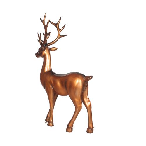 6 Foot Elegant Standing Deer Resin Display
