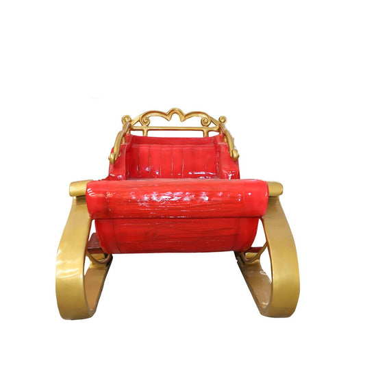 6.5 Foot Santa Sleigh 2 Seater Resin Display