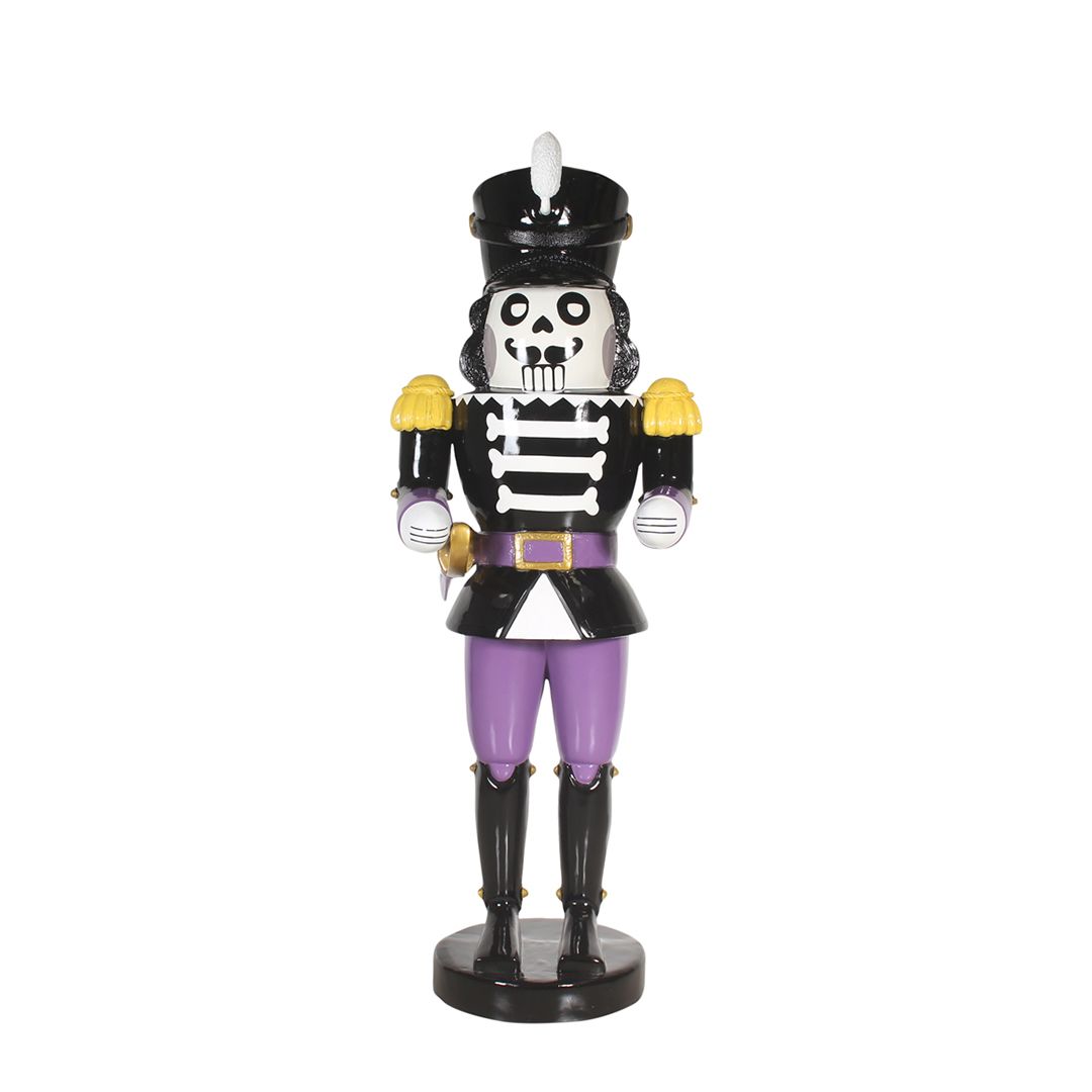 6 Foot Scary Nutcracker Halloween Resin Display