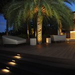 CABO Integrated Small Flat Panel Step Light Frosted - 5.5" x 2.937"