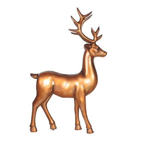 6 Foot Elegant Standing Deer Resin Display